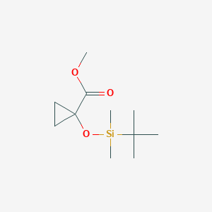 molecular formula C11H22O3Si B13897756 (R)-ethyl 2-((tert-butyldimethylsilyl)oxy)propanoate 