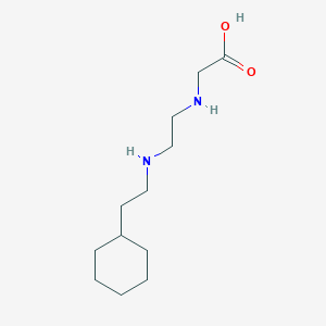 molecular formula C12H24N2O2 B13897794 2-[2-(2-Cyclohexylethylamino)ethylamino]acetic acid 