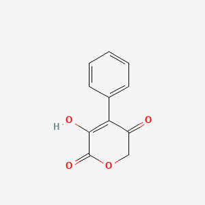 molecular formula C11H8O4 B13897817 3-Hydroxy-4-phenylpyran-2,5-dione 