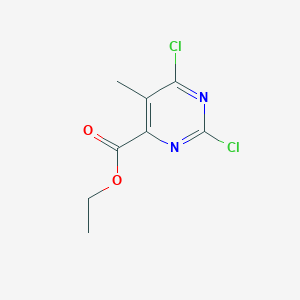 molecular formula C8H8Cl2N2O2 B13897833 Ethyl 2,6-dichloro-5-methylpyrimidine-4-carboxylate 