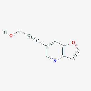 3-(Furo[3,2-b]pyridin-6-yl)prop-2-yn-1-ol