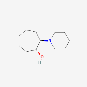 molecular formula C12H23NO B1389790 trans-2-Piperidin-1-ylcycloheptanol CAS No. 1218009-71-2