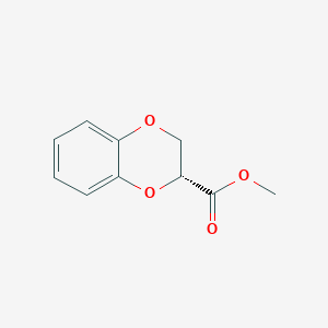 molecular formula C10H10O4 B13897909 methyl (3R)-2,3-dihydro-1,4-benzodioxine-3-carboxylate CAS No. 650597-67-4