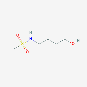 molecular formula C5H13NO3S B13897912 n-(4-Hydroxybutyl)methanesulfonamide 