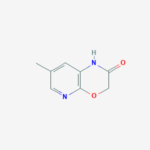 molecular formula C8H8N2O2 B1389799 7-Methyl-1H-pyrido[2,3-b][1,4]oxazin-2(3H)-one CAS No. 1198154-56-1