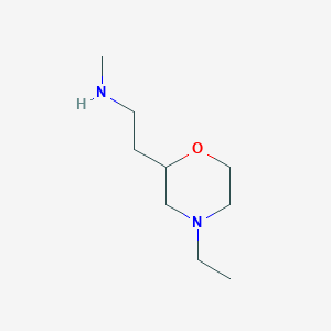 molecular formula C9H20N2O B1389803 [2-(4-Ethylmorpholin-2-yl)ethyl]methylamine CAS No. 1217862-96-8