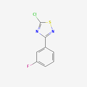 5-Chloro-3-(3-fluorophenyl)-1,2,4-thiadiazole