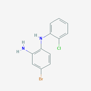 4-bromo-1-N-(2-chlorophenyl)benzene-1,2-diamine