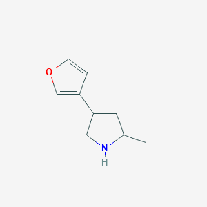 4-(Furan-3-yl)-2-methylpyrrolidine