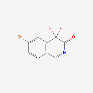 6-Bromo-4,4-difluoro-isoquinolin-3-one