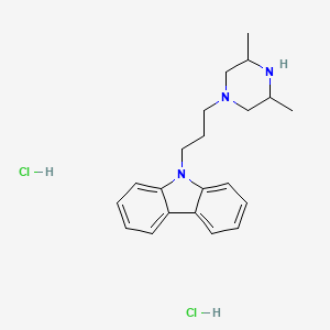 9-[3-(3,5-Dimethyl-1-piperazinyl)propyl]carbazole dihydrochloride