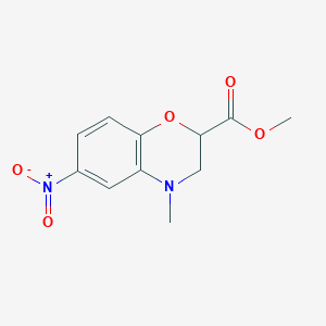 Methyl 4-methyl-6-nitro-2,3-dihydro-1,4-benzoxazine-2-carboxylate