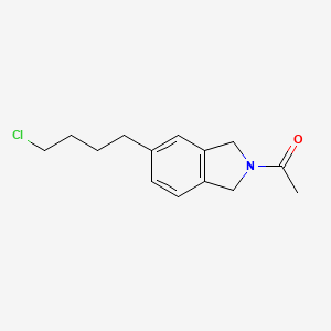 1-[5-(4-Chlorobutyl)-1,3-dihydroisoindol-2-yl]ethanone