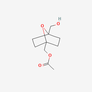 [4-(Hydroxymethyl)-7-oxabicyclo[2.2.1]heptan-1-YL]methyl acetate