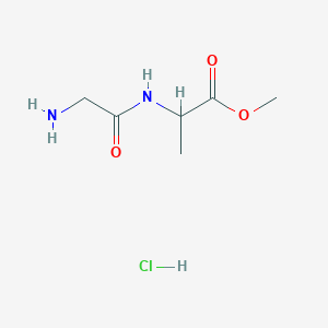 Methyl 2-(2-aminoacetamido)propanoate hydrochloride