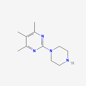 4,5,6-Trimethyl-2-piperazin-1-ylpyrimidine