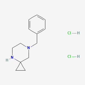 molecular formula C13H20Cl2N2 B13898355 7-Benzyl-4,7-diazaspiro[2.5]octane dihydrochloride 