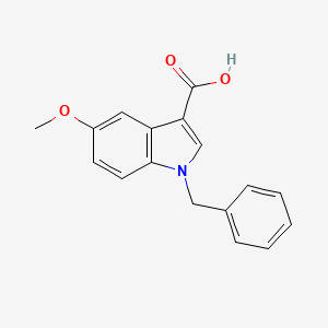 molecular formula C17H15NO3 B13898417 1-Benzyl-5-methoxy-indole-3-carboxylic acid 