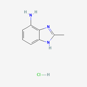 2-methyl-3H-benzimidazol-4-amine;hydrochloride