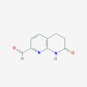 7-Oxo-5,6,7,8-tetrahydro-1,8-naphthyridine-2-carbaldehyde