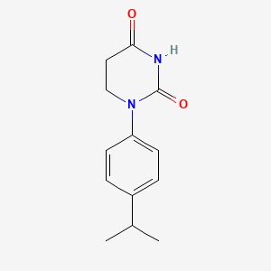 molecular formula C13H16N2O2 B13898554 1-(4-Isopropylphenyl)dihydropyrimidine-2,4(1H,3H)-dione 