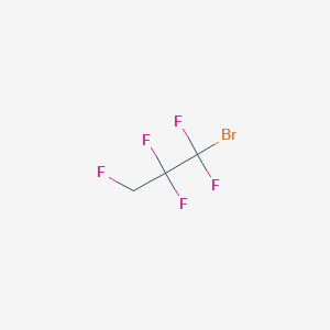 molecular formula C3H2BrF5 B13898629 Propane, bromopentafluoro- CAS No. 677-53-2