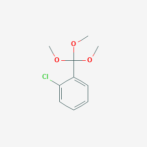 molecular formula C10H13ClO3 B13898634 1-Chloro-2-(trimethoxymethyl)benzene CAS No. 70138-33-9