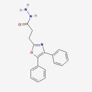 3-(4,5-Diphenyl-1,3-oxazol-2-yl)propanehydrazide