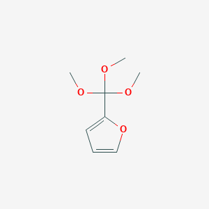 molecular formula C8H12O4 B13898697 2-(Trimethoxymethyl)furan 