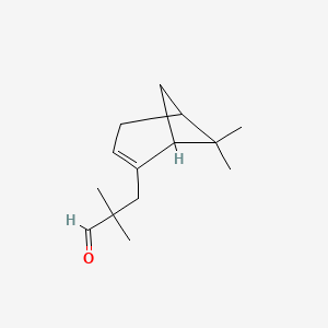 Bicyclo[3.1.1]hept-2-ene-2-propanal, alpha,alpha,6,6-tetramethyl-