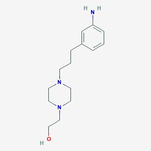 2-[4-[3-(3-Aminophenyl)propyl]piperazin-1-yl]ethanol