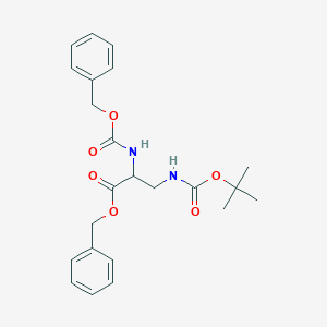 Benzyl 3-[(2-methylpropan-2-yl)oxycarbonylamino]-2-(phenylmethoxycarbonylamino)propanoate