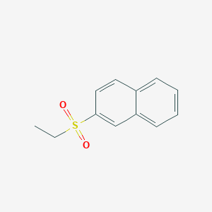 molecular formula C12H12O2S B13898832 2-(Ethanesulfonyl)naphthalene CAS No. 72176-70-6