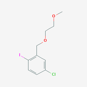 4-Chloro-1-iodo-2-(2-methoxyethoxymethyl)benzene