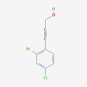 3-(2-Bromo-4-chlorophenyl)-2-propyn-1-ol