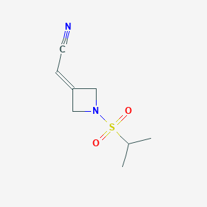 2-(1-(Isopropylsulfonyl)azetidin-3-ylidene)acetonitrile