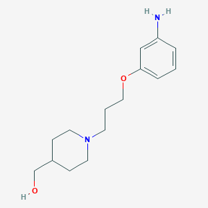 [1-[3-(3-Aminophenoxy)propyl]piperidin-4-yl]methanol