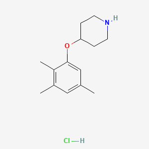 molecular formula C14H22ClNO B1389897 4-(2,3,5-Trimethylphenoxy)piperidine hydrochloride CAS No. 1184976-36-0
