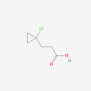 3-(1-Chlorocyclopropyl)propanoic acid