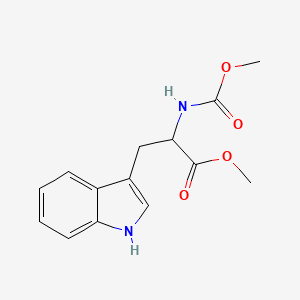 molecular formula C14H16N2O4 B13898995 Methyl 3-indol-3-yl-2-(methoxycarbonylamino)propanoate 