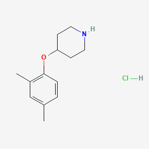 molecular formula C13H20ClNO B1389902 4-(2,4-Dimethylphenoxy)piperidine hydrochloride CAS No. 1185039-63-7