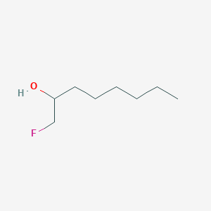 molecular formula C8H17FO B13899023 1-Fluorooctan-2-ol 