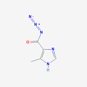 4-methyl-1H-Imidazole-5-carbonyl azide