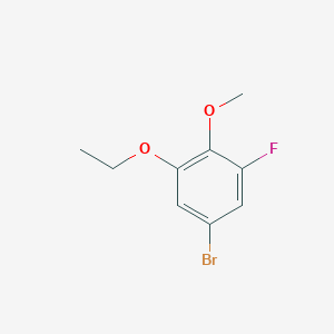 5-Bromo-1-ethoxy-3-fluoro-2-methoxybenzene