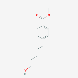 molecular formula C13H18O3 B13899152 Methyl 4-(5-hydroxypentyl)benzoate CAS No. 123910-89-4