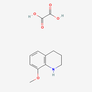 molecular formula C12H15NO5 B1389916 8-Methoxy-1,2,3,4-tetrahydro-quinoline oxalate CAS No. 1185293-75-7
