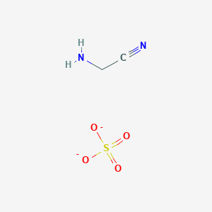 molecular formula C2H4N2O4S-2 B13899164 2-Aminoacetonitrile;sulfate 