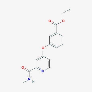 Ethyl 3-{[2-(methylcarbamoyl)pyridin-4-yl]oxy}benzoate