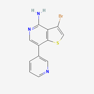 3-Bromo-7-(3-pyridinyl)thieno[3,2-c]pyridin-4-amine