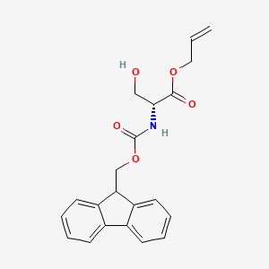 molecular formula C21H21NO5 B13899224 N-Fmoc-D-serine Allyl Ester 